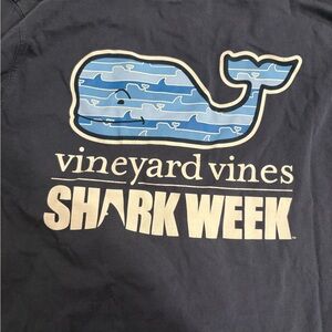 Vineyard Vines Navy T-Shirt with White Logo